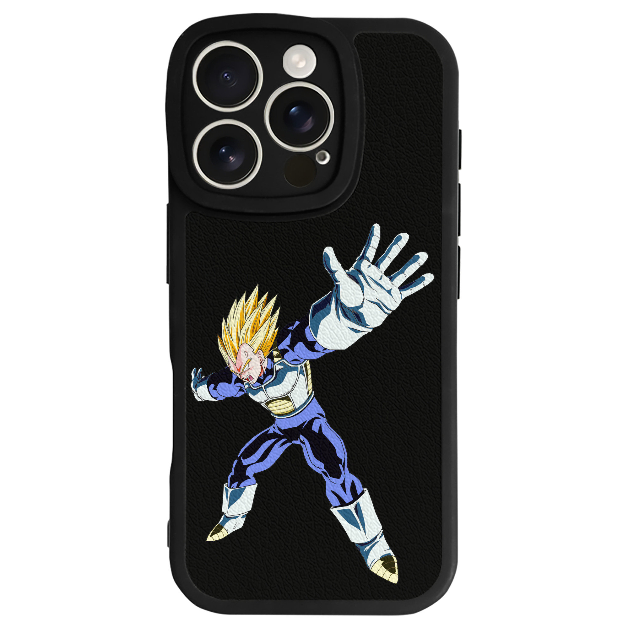 （画像用） ドラゴンボール ベジータ四世（Bejīta Yonsei）DRAGON BALL Vegeta IV 【iPhone 16シリーズ対応】シリコンスマホケース（レザー調） 材質：シリコン